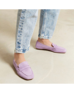 Mocassins Hema cuir velours CC Femme : style et modernité | Reqins