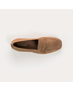 Mocassins Hema cuir velours CC Femme : style et modernité | Reqins