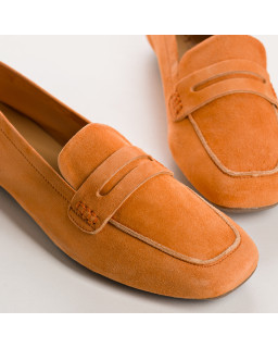 Mocassins Hema cuir velours CC Femme : style et modernité | Reqins