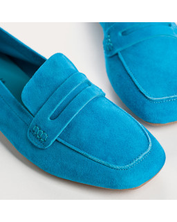 Mocassins Hema cuir velours CC Femme : style et modernité | Reqins