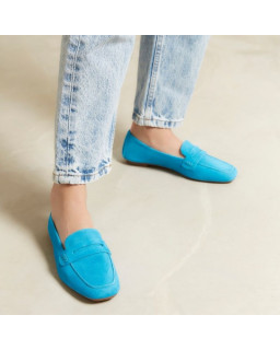 Mocassins Hema cuir velours CC Femme : style et modernité | Reqins