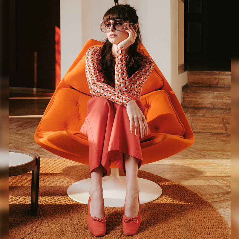 Ballerinas Flexible Leather Harmony: Premium Comfort and Elegance