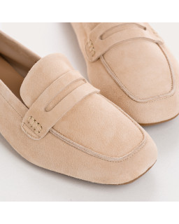 Mocassins Hema cuir velours CC Femme : style et modernité | Reqins