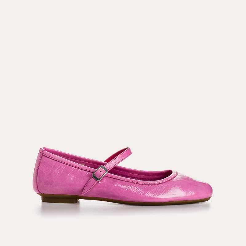 Honor Naplak Leather Mary Janes | Reqins