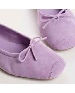 Ballerines Harmony en cuir velours : L’iconique | Reqins