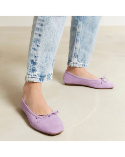 Ballerines Harmony en cuir velours : L’iconique | Reqins