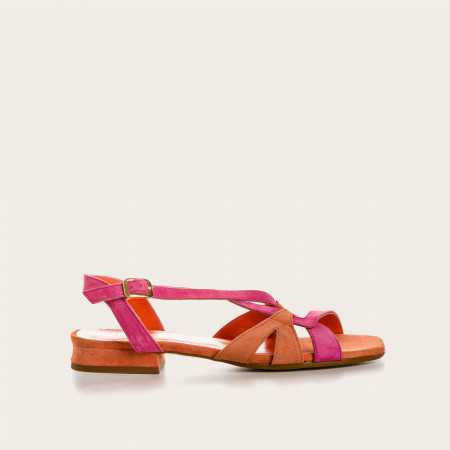 SANDALES COSMOS CUIR VELOURS