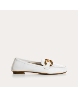 Mocassin Bijou Femme Cuir - HASTER | Reqins