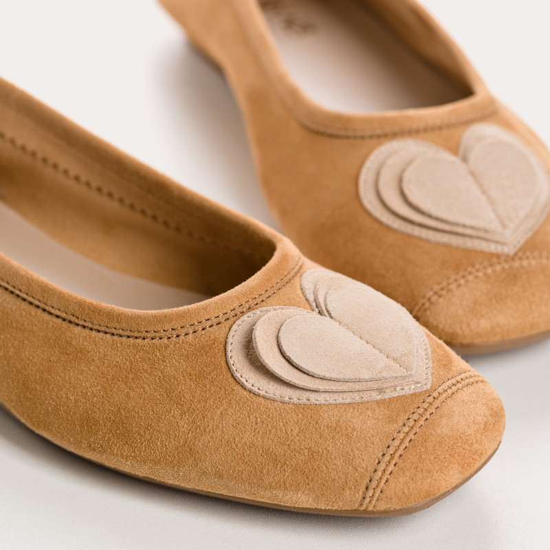 Ballerinas Holove Leather Velvet - Elegance & Comfort | Reqins