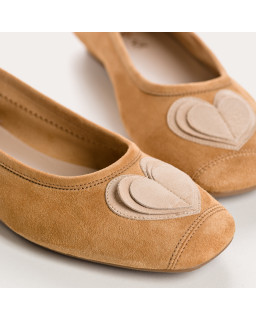 Ballerinas Holove Leather Velvet - Elegance & Comfort | Reqins