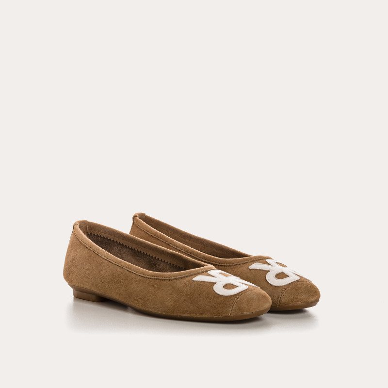 Ballerinas Hopa Suede and Leather - Reqins