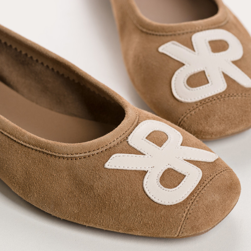 Ballerinas Hopa Suede and Leather - Reqins