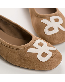 Ballerinas Hopa Suede and Leather - Reqins