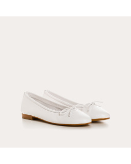 Flat bowl flat ballerinas with rounded butt