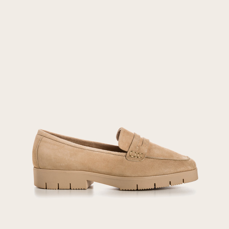 Moccasins Mariella - Women's Suede Shoes | Reqins