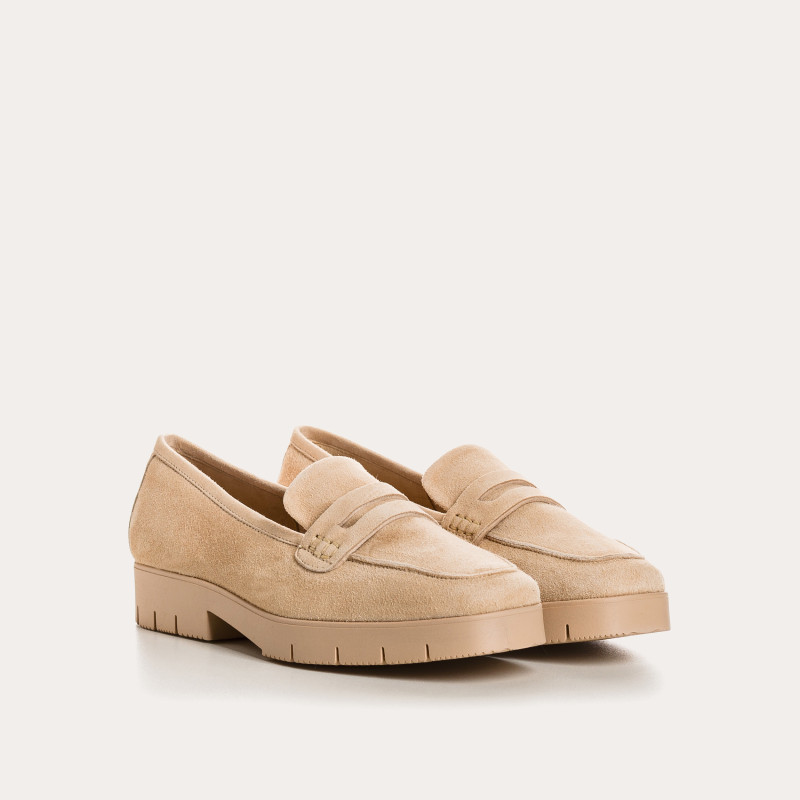 Moccasins Mariella - Women's Suede Shoes | Reqins