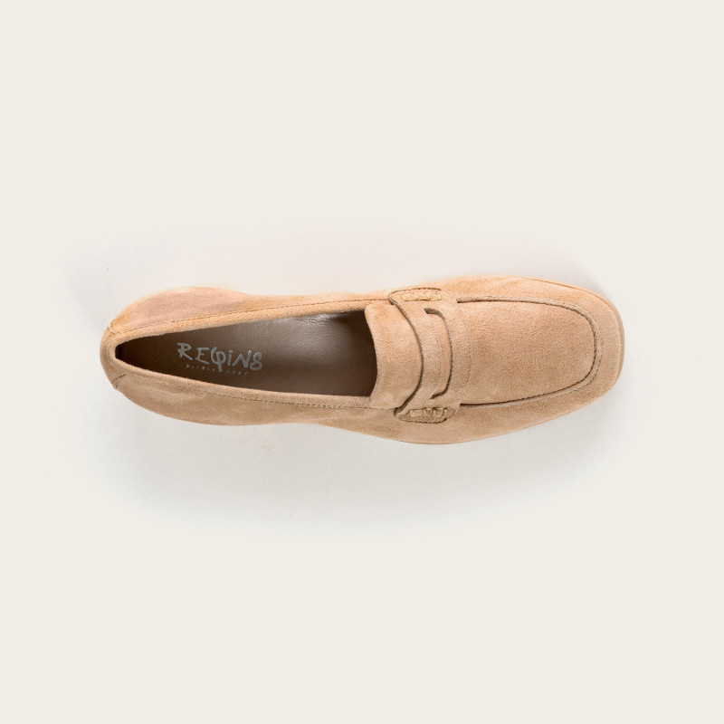 Moccasins Mariella - Women's Suede Shoes | Reqins