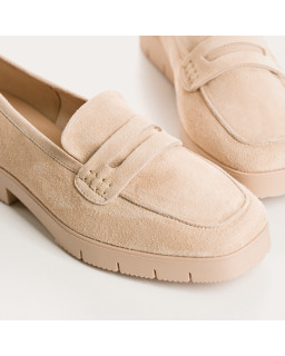 Moccasins Mariella - Women's Suede Shoes | Reqins