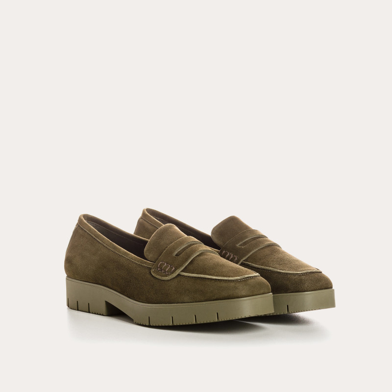 Moccasins Mariella - Women's Suede Shoes | Reqins