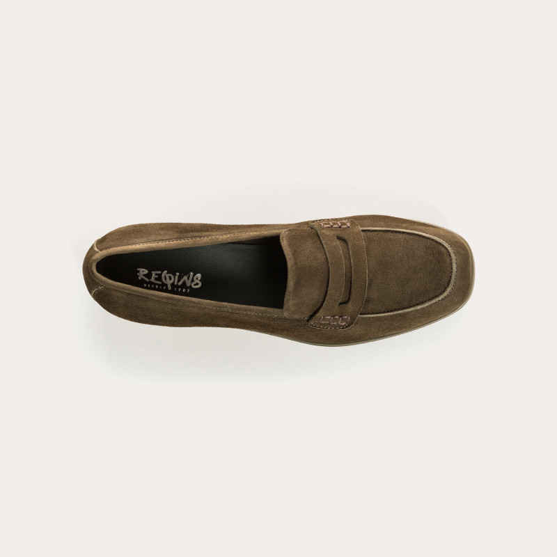 Moccasins Mariella - Women's Suede Shoes | Reqins