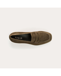 Moccasins Mariella - Women's Suede Shoes | Reqins