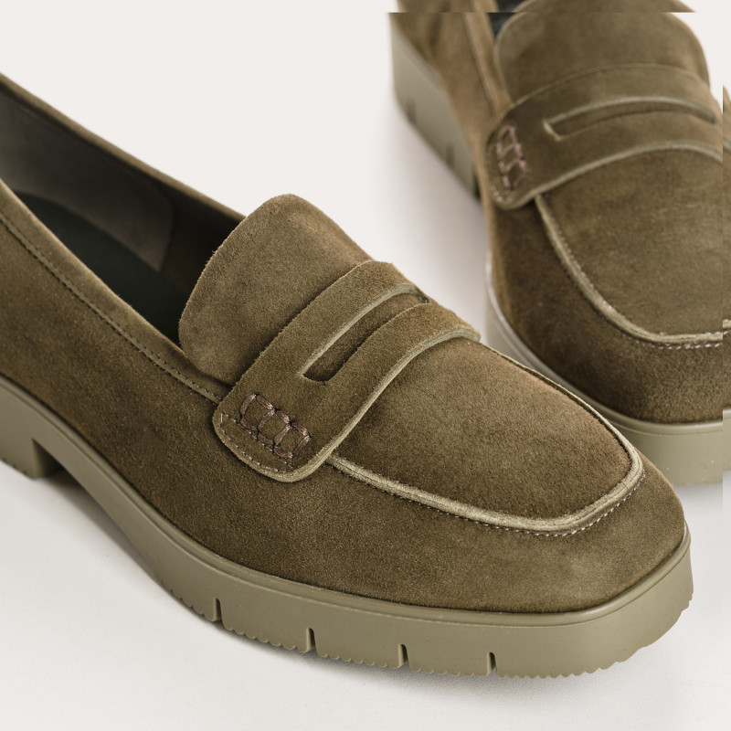 Moccasins Mariella - Women's Suede Shoes | Reqins
