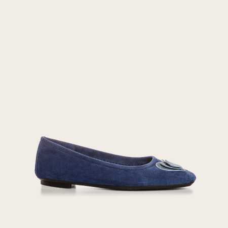 BALLERINES HOLOVE CUIR VELOURS