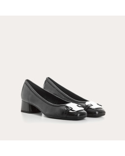 KLARISSA SOFT LEATHER HEELED BALLERINAS - Elegance & Comfort | Reqins