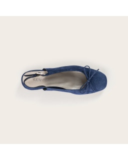Ballerines Reese slingback velours | Reqins