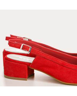 Ballerines Reese slingback velours | Reqins