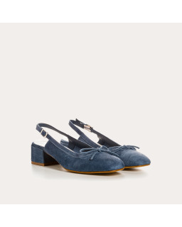 Ballerines Reese slingback velours | Reqins
