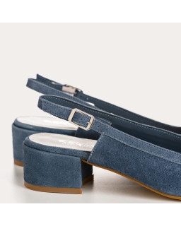 Ballerines Reese slingback velours | Reqins