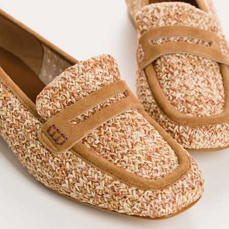 MOCASSINS CANCUN PAILLE