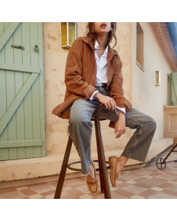 Mocassins Cancun Paille | Reqins