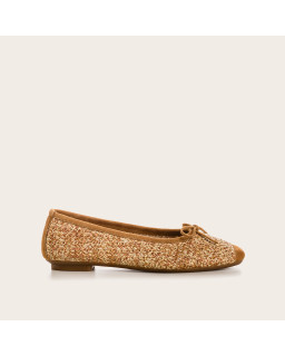 Ballerinas Woman in Natural Straw - Model Harmony | Reqins