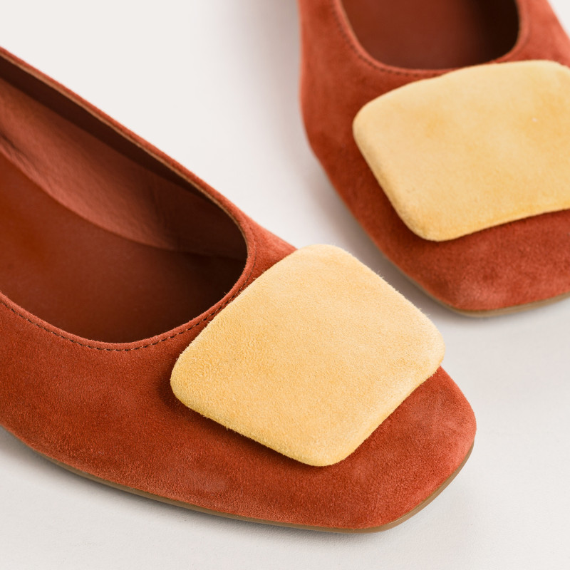 Kefir Ballerinas in Suede - Elegant and Colorful - Reqins