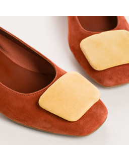 Kefir Ballerinas in Suede - Elegant and Colorful - Reqins