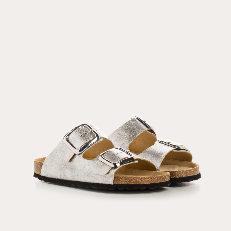 Nida mules in grained patent leather | ELECTRANCE SUMMER & COMFORT | Reqins