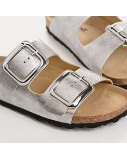 Nida mules in grained patent leather | ELECTRANCE SUMMER & COMFORT | Reqins