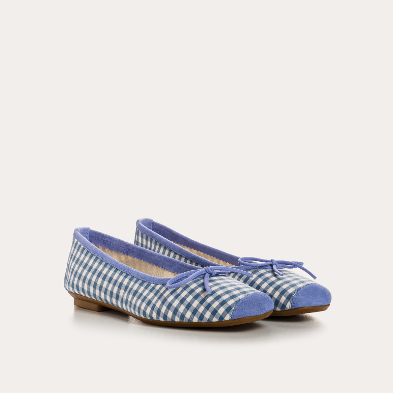 Ballerinas Women Vichy Suede - Harmony | Reqins