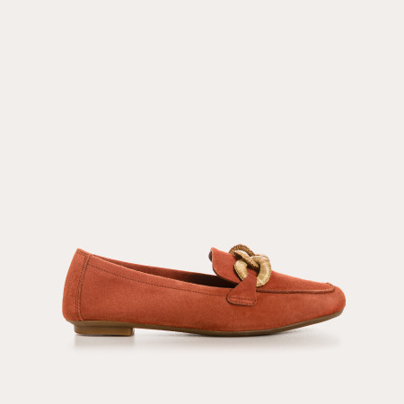 Hamaya suede loafers with buckles | Reqins