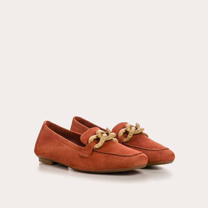 Hamaya suede loafers with buckles | Reqins