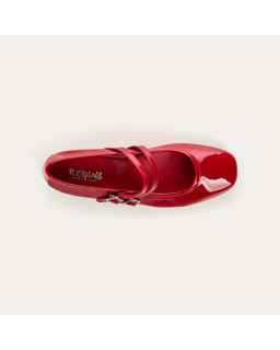 Red Mary Janes Varnish Holga: Colorful Elegance and Exceptional Comfort