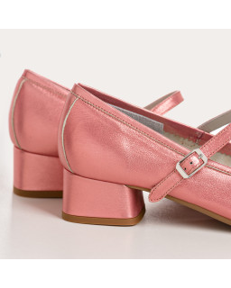 Kelly Metallic Heeled Babies - Elegance & Comfort | Reqins
