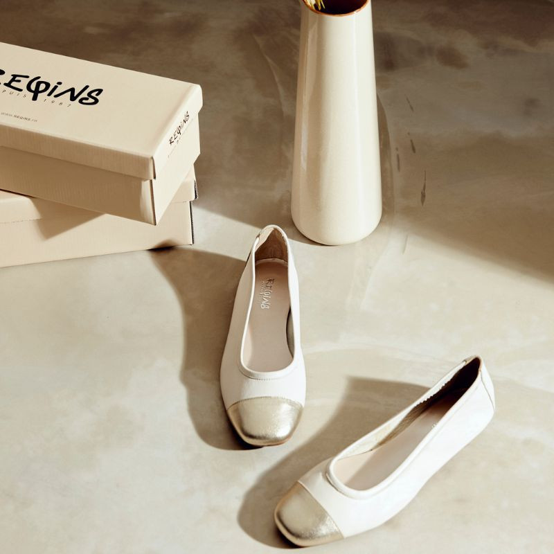 Ballerinas Halcine Halcores Leather | Elegance and Comfort - Reqins