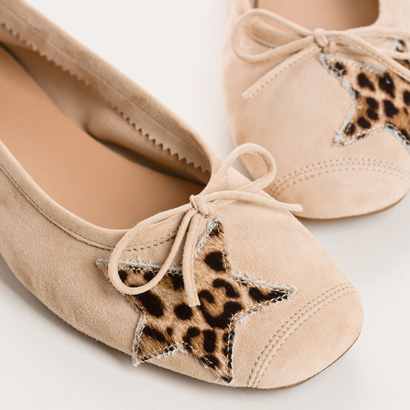 Ballerinas hello velvet leopard | Reqins