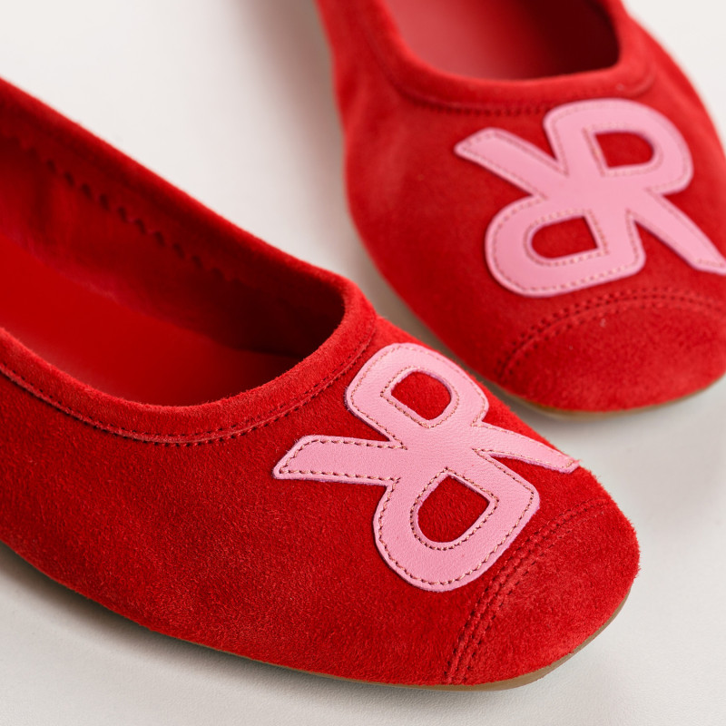 Ballerinas Hopa Suede and Leather - Reqins