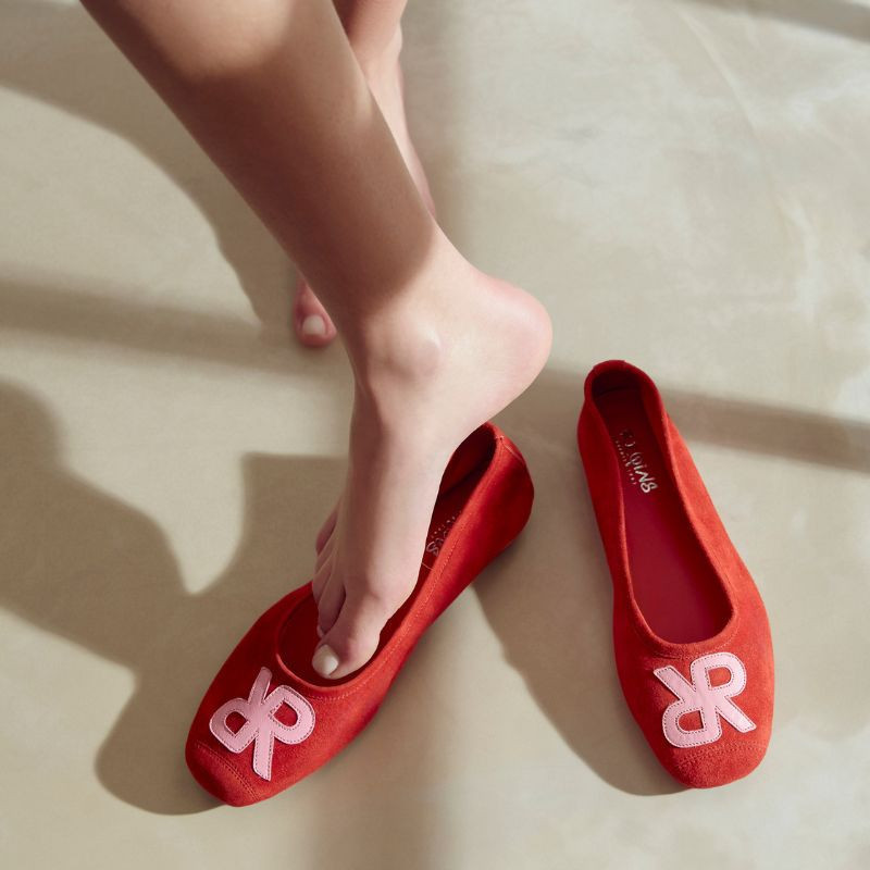 Ballerinas Hopa Suede and Leather - Reqins