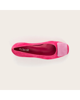 Ballerines Kefir en cuir velours - Élégantes et colorées - Reqins