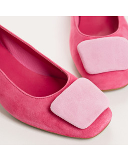 Ballerines Kefir en cuir velours - Élégantes et colorées - Reqins